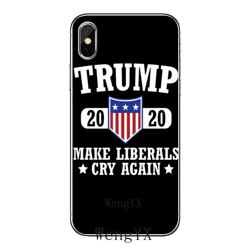Чехол для iPhone 11 pro XR X XS Max 8 7 6s plus SE 5s 5c iPod Touch 5 6 форма корпуса Президент Трамп 2020 |