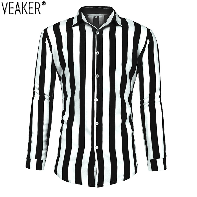 Новинка 2019 мужская повседневная рубашка с длинным рукавом Мужская Осенняя