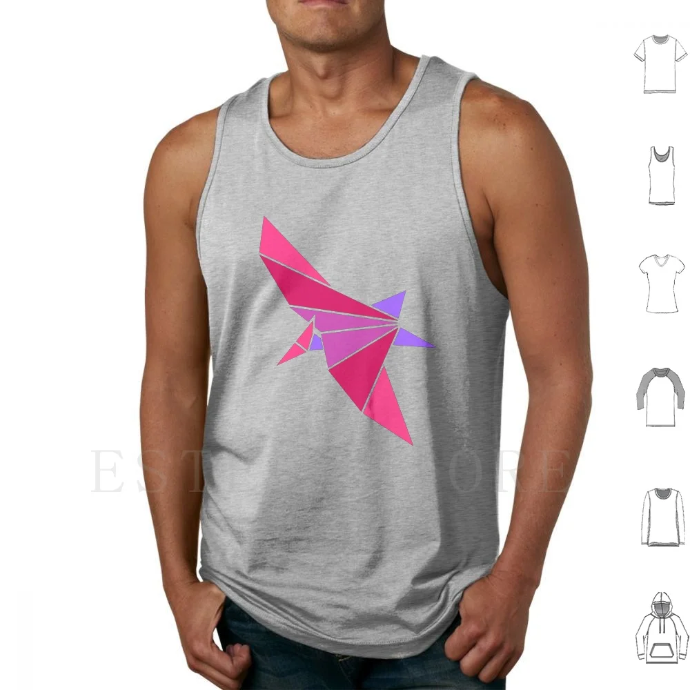 

Origami Terradactyl Dinosaur Kids Fun Tank Tops Vest Origami Terradactyl Kids Fun Dinosaur