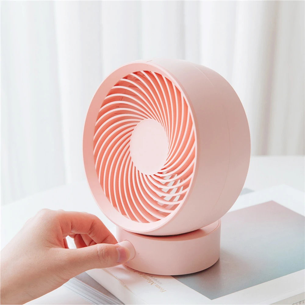 Мини Циркуляционный Вентилятор 180 градусов вращения USB заряженный мини