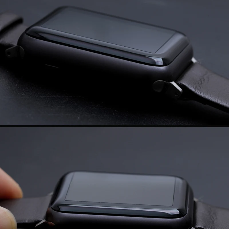 Полное покрытие закаленное стекло для Apple Watch 1/2/3 полная защитная крышка экрана 38