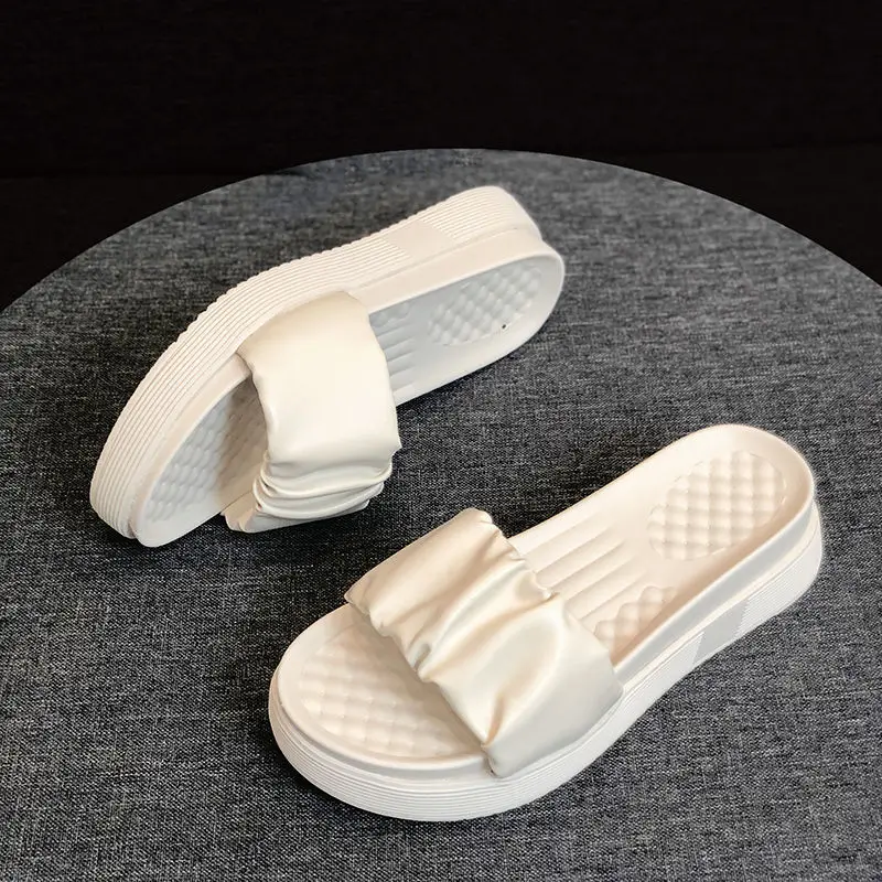 

Women Sandals Slippers 2021 Summer Casual Sandals Slipper Beach Shoes Flat Heel Slides Sandals Thick Bottom Flat Slippers