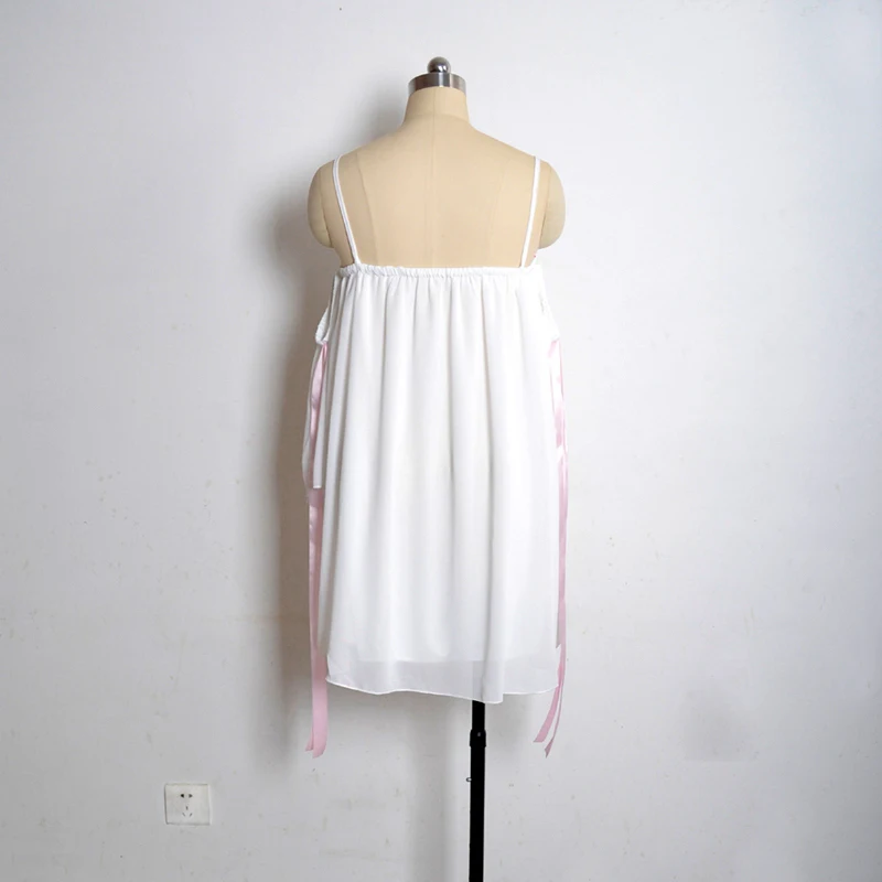 2019 женское Двухслойное шифоновое платье с летящими рукавами Пляжное Платье на