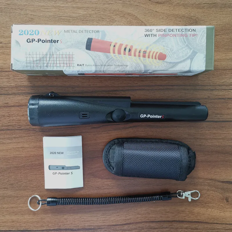 

Handheld Metal Detector Metal Pinpointing Rod Tool Portable Gold Treasure Hunter Seeker Detector Probe Available In Three Colors