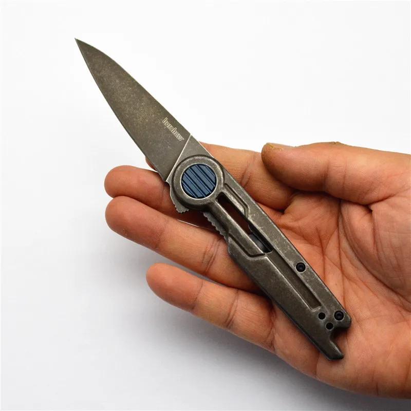 Kershaw 2035 складной нож 8cr13mov лезвие стальная ручка Карманный открытый кемпинг охотничий нож Тактический выживания EDC инструмент