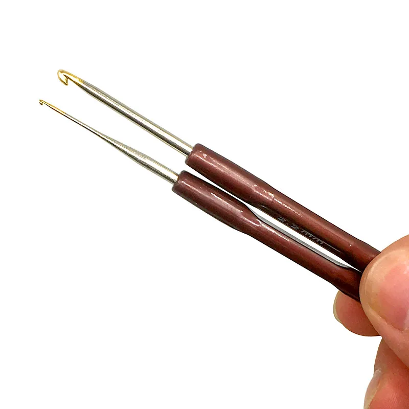 1 шт. 17 размеров 0 6-2 2 мм крючки для вязания алюминиевые маленькие кружевные