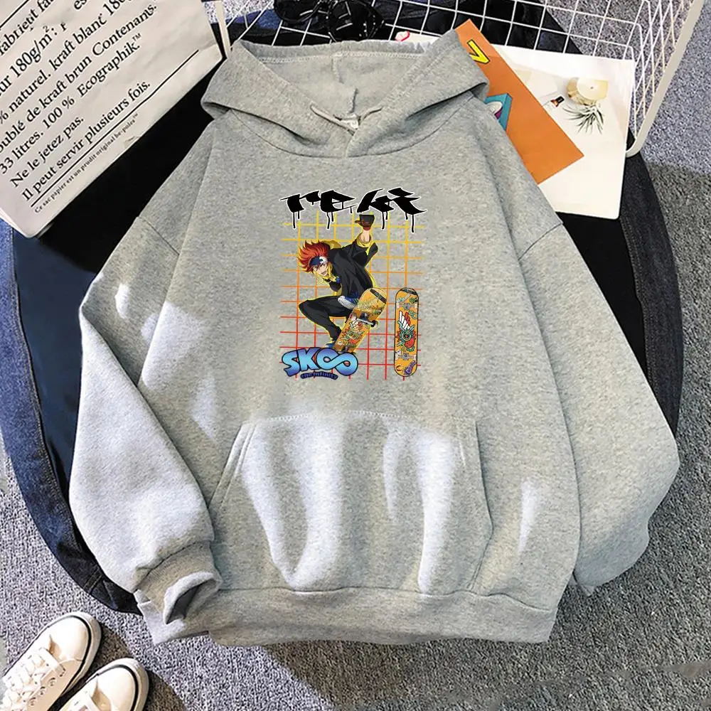 

SK8 The Infinity Anime Print Hoodie Casual Kpop Clothes Oversized Streetwear Sudadera Mujer Korea Style skate infinity Graphic