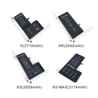 new 0 cycle sealed oem large capacity mobile phone battery pack is suitable for iphone x xr xs max battery high quality