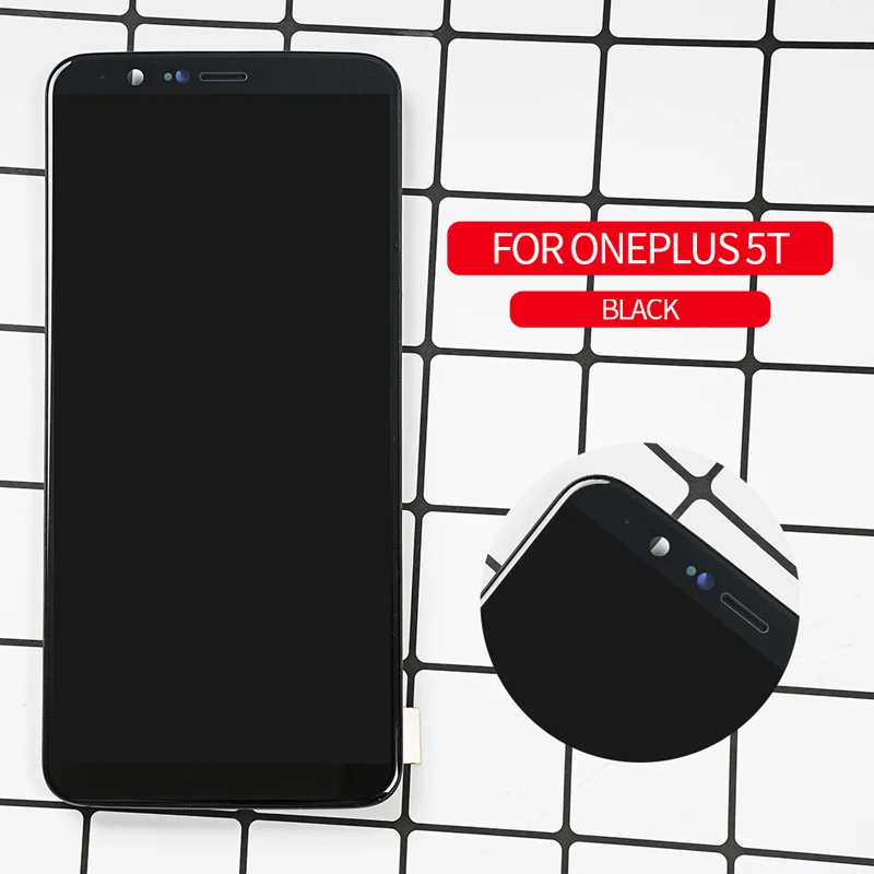 Оригинальный AMOLED дисплей 6 01 дюйма для Oneplus 5T 1 + A5010 сенсорный ЖК с рамкой сменный