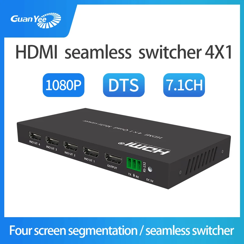 Hdmi бесшовные коммутатор 4X1 аудио и видео PIP разветвитель 4-полосная компьютер