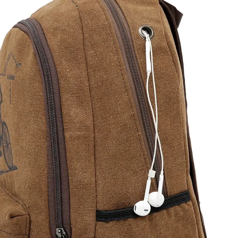 

2021 new rucksack unisex waterproof design strong wear-resistant outdoor hunting picnic storage backpack student school bag