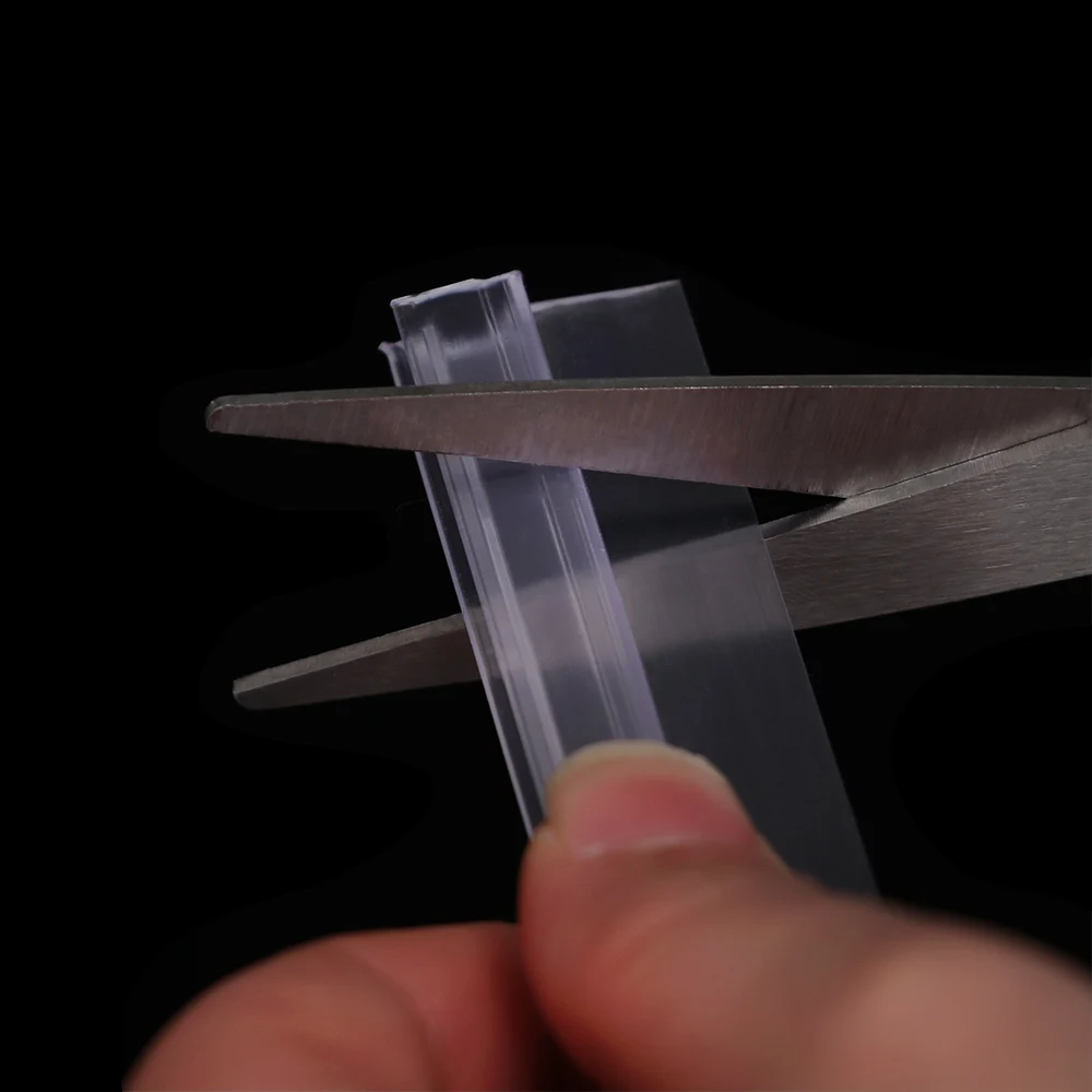 1 м (50 см + 50 см) резиновая уплотнительная лента для экрана ванной и душа 4-12 мм