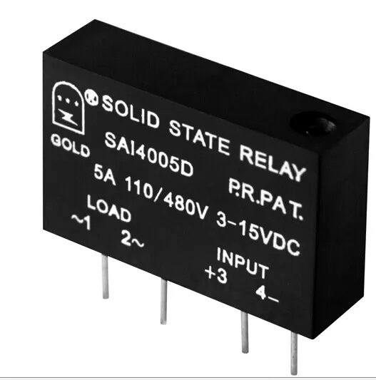 SAI4005D от постоянного тока до переменного 5A SSR вход 3 15 в или 28 выход 40 480 В Бесплатная