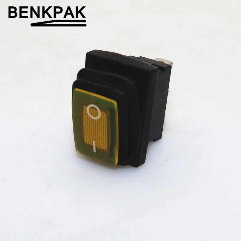 Водонепроницаемый миниатюрный тумблер KCD1 12 В 3 контакта 10 А 125 6 переменного тока |