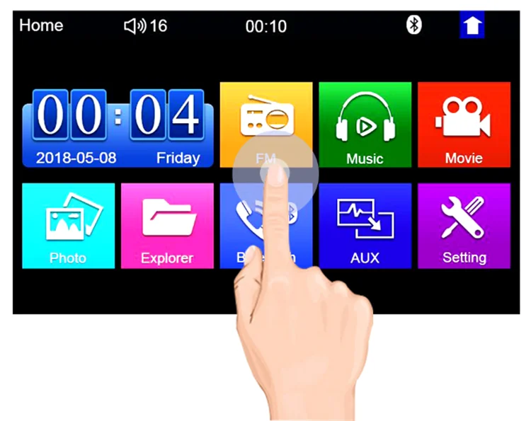 Carsanbo Universal 2 din Car Multimedia Player Autoradio 2din Stereo 7" Touch Screen Music Video MP5 Player Auto Radio Bluetooth