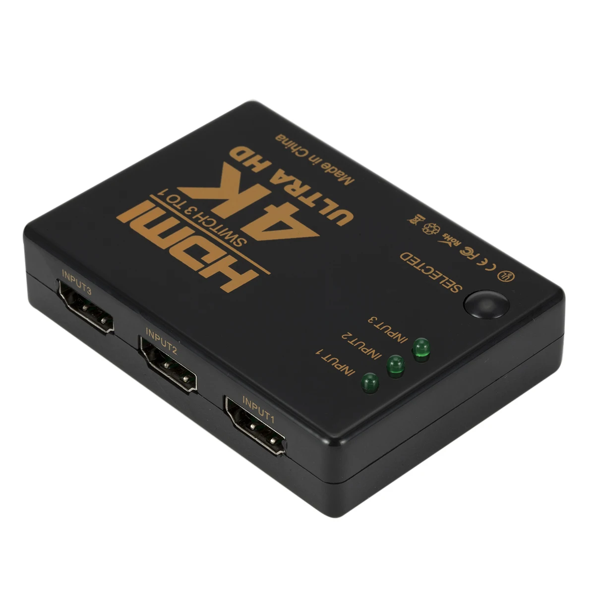 HDMI коммутатор с 3 портами 4K * 2K разветвитель Ultra HD для DVD HDTV Xbox PS3 PS4|Кабели HDMI| |