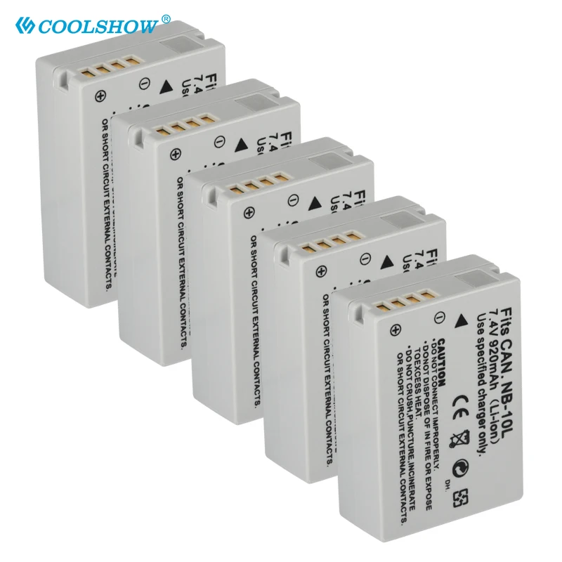 Аккумулятор для камеры NB-10L NB 10 л NB10L Canon SX40 HS SX40HS SX50 SX50HS G1 X G15 G16 SX60 G3X 920 мА · ч - купить