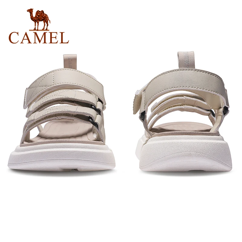 CAMEL 2021 New Style Summer Sports Sandals Women Casual Soft Bottom Non-slip Flat Beach Sandals Ladies Shoes Female