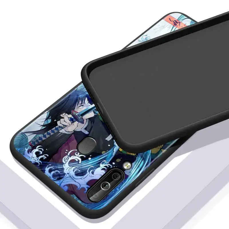 

Demon Slayer Kimetsu no Yaiba for Huawei P Smart Z S Plus 2020 2019 Nova 5T 5i 5 4e 4 3i 3e 3 2i Phone Case Bright Black Cover