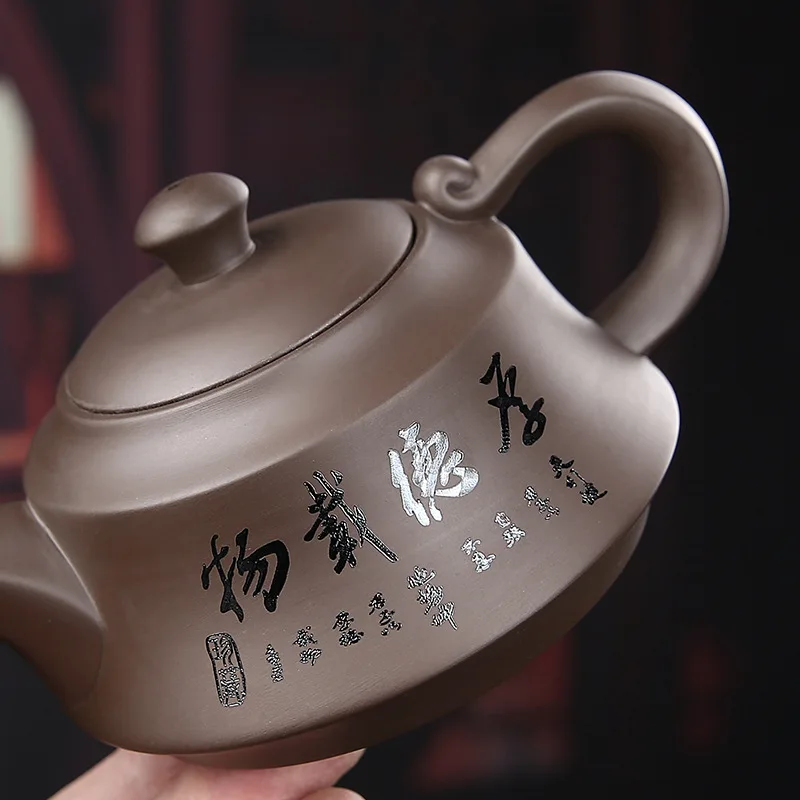 Китайский чайный набор кунг фу чайные горшки из фиолетовой глины керамические