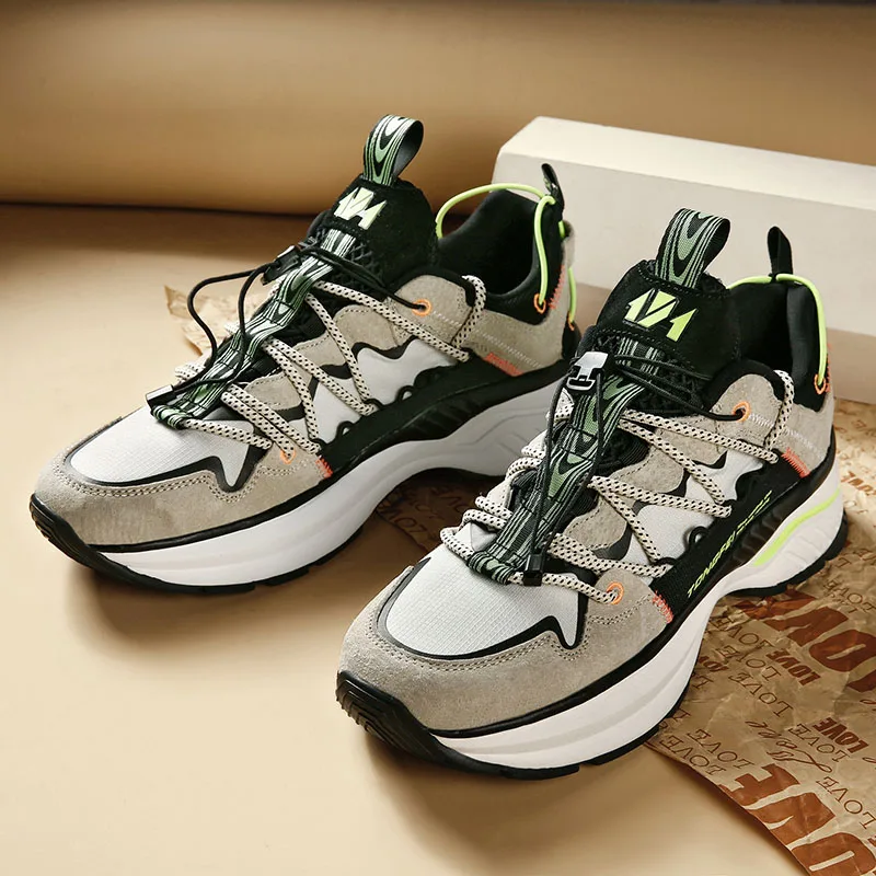 

Fashion Oxford Fabric Men Chunky Sneakers Classic Patchwork Comfort Casual Sneakers Street Trendy Gym Sport Shoes Fast Shipping
