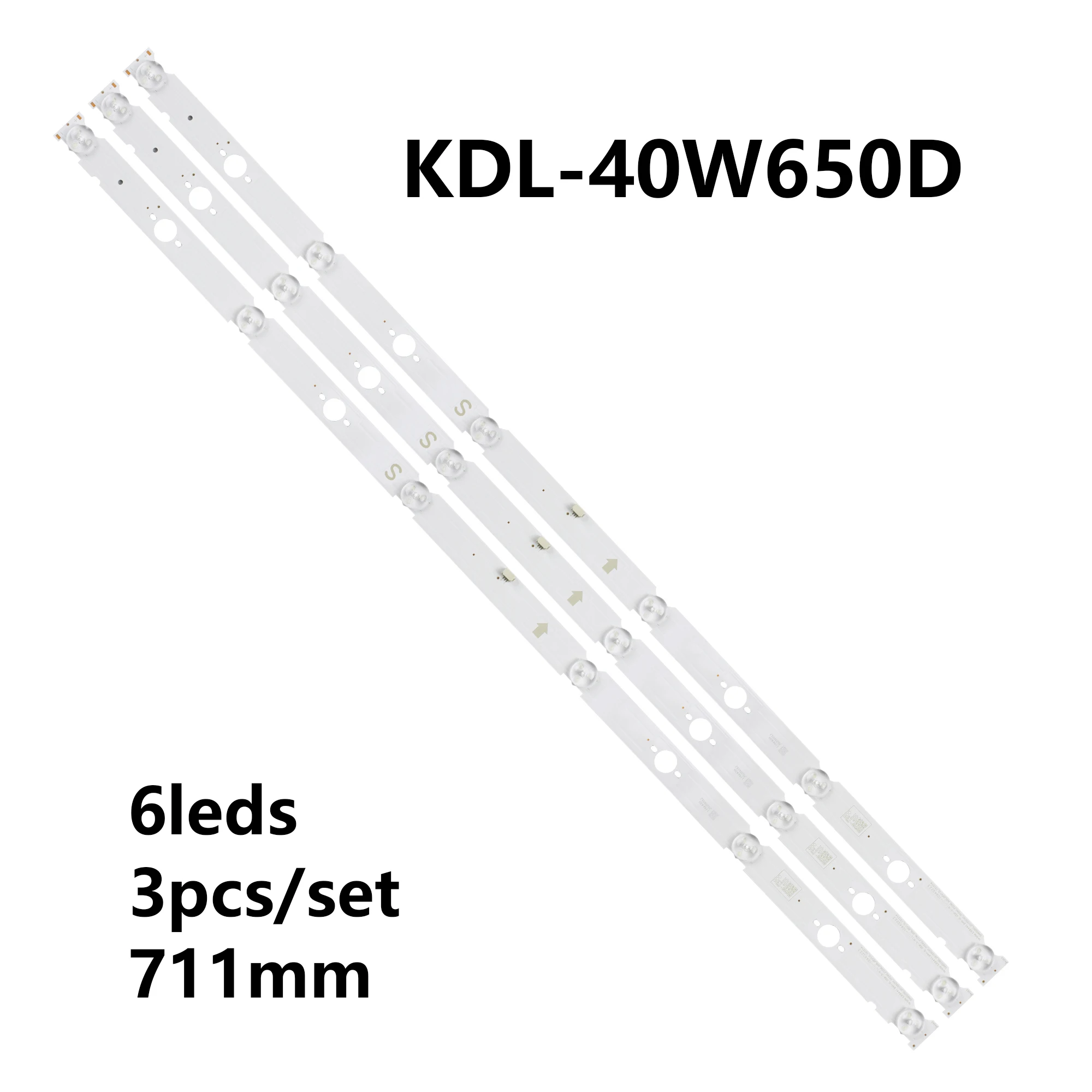 

3pcs led backlight for So ny 40 inch KDL-40W650D SAMSUNG-2015SONY-TP240-FCOM-A06-REV1.0