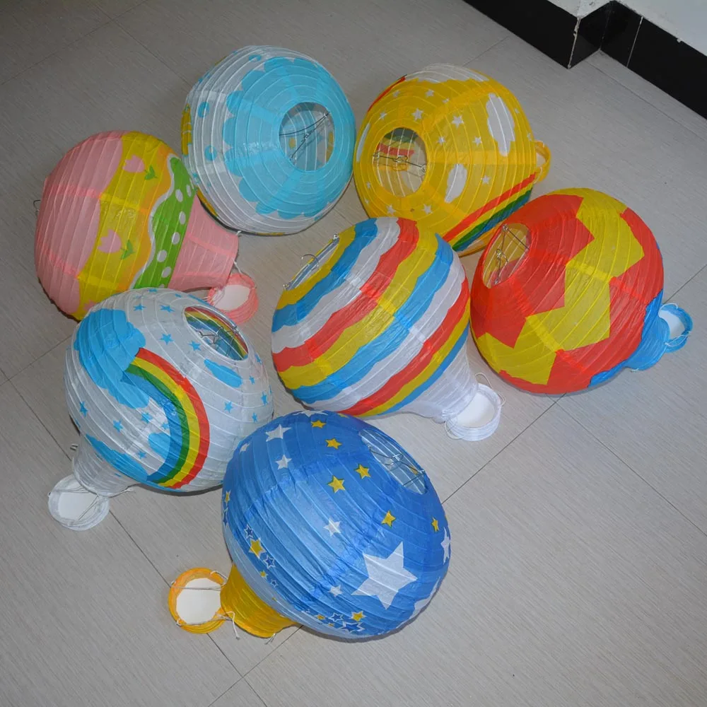 Свадебные Юбилей вечерние пользу 10 штук складной тепловой аэростат Бумага