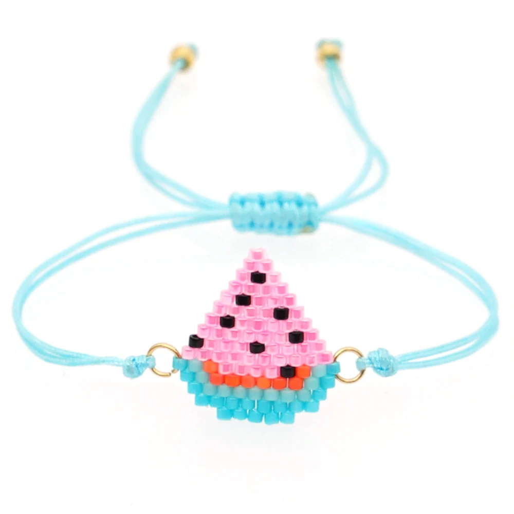 Go2boho Pulseras Mujer Moda MIYUKI женский браслет 2 шт./лот черепаха арбуз ювелирные изделия детские животные браслеты Летний пляж