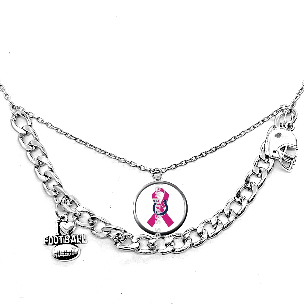 

Цепочка с подвеской для фанатов футбольной команды, ожерелье в стиле панк, хип-хоп, индиаполис и Колтс, 50 см