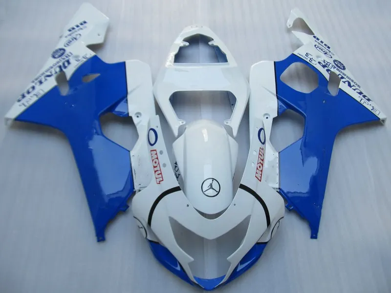 Комплект обтекателей на вторичном рынке для GSXR600 750 04 05 GSXR750 K4 2004 2005 ABS белые синие