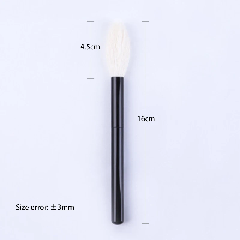 1PC Flame Blush Brush Goat Hair Highlighter Makeup Brushes Powder Blending Multifunctional Long Natural Soft Beauty Tools | Красота и