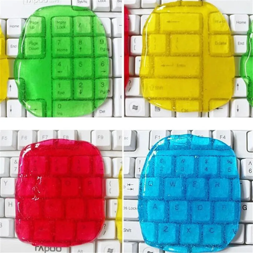 Гелевые Компьютерные клавиатуры Clean Slimy для ПК ноутбуков волшебное клейкое желе