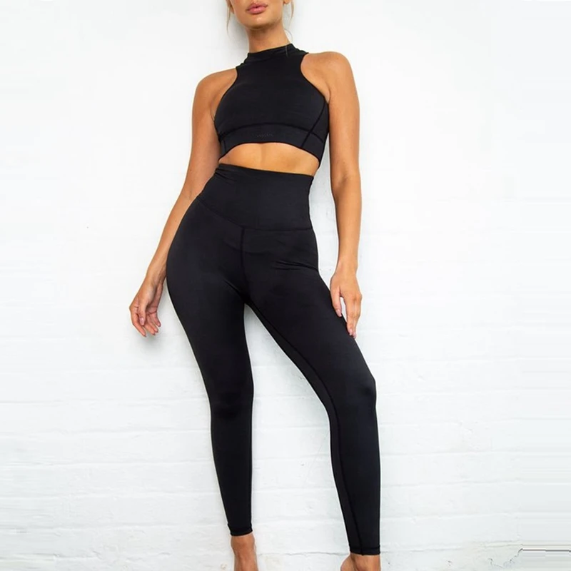 

Yoga Set Suit for Fitness Gym Clothing Dry Fit Workout Clothes for Women Tracksuits Sportswear