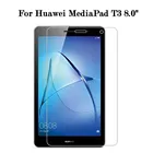 Защитное стекло для планшета Huawei Mediapad T3, закаленное стекло 9H, 8,0 дюйма, KOB-L09 W09, без пузырьков