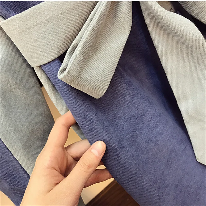 

2021 Spring Autumn Elegant Shirt Dress Women High Quality Office Lapel Dresses Vintage Asymmetry Patchwork Ladies Vestidos G958