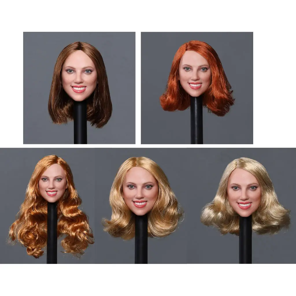 

Personalized Head Sculpture By A Girl Europe in 1/6 Scale for