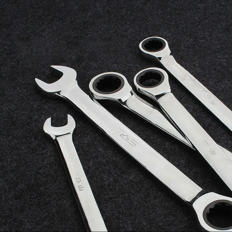 

Wrench Ratchet Wrench Double-head Chrome vanadium steel material Fine polishing and electroplating, beautiful and durable