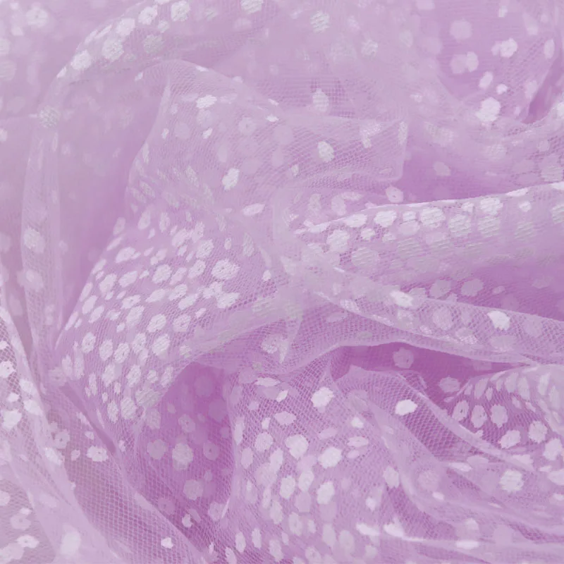 Ширина 150 см тюль ткань печать Снежинка марлевые сетки для дома сада дня рождения