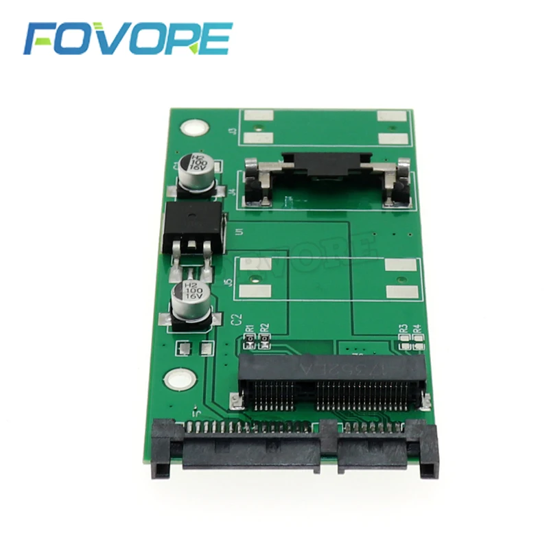 2017 Новый mSATA SATA адаптер mini PCI E до 2 5 &quotSATA II SSD HDD 22 Pin жесткий диск конвертер|msata to