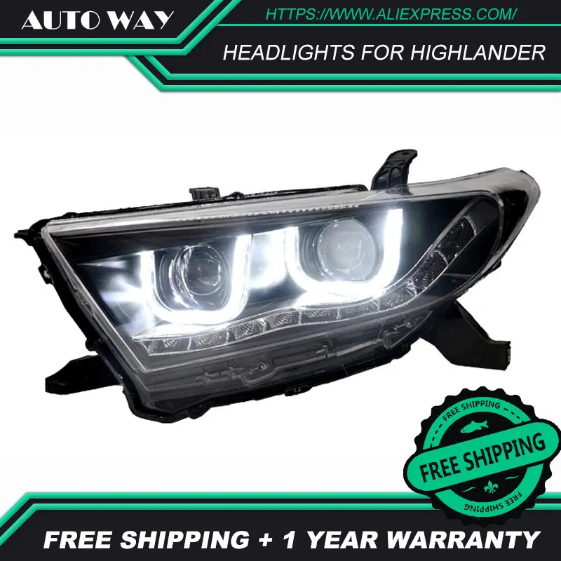 Стайлинг автомобиля светодиодные HID Rio Highlander фары корпус передней для Toyota 2012 2013 2014