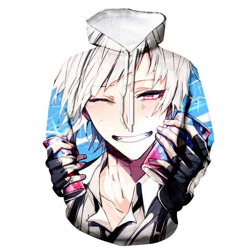 

Anime Stray Dogs 3D Printed Hoodies Men/Women Fashion Streetwear Hooded Sweatshirt Harajuku Casual Pullover Hip Hop Hoodie Tops
