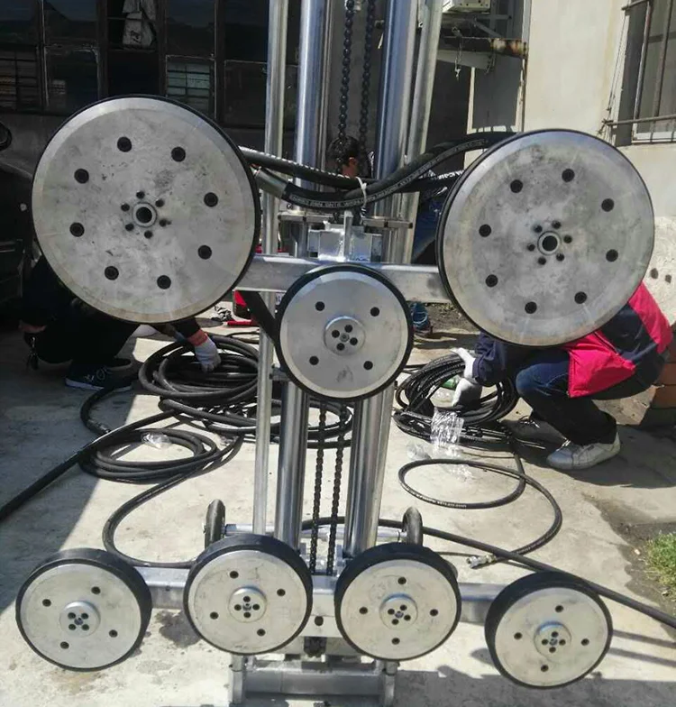 Заводская цена машина для резки блоков алмазная проволочная ленточная пила