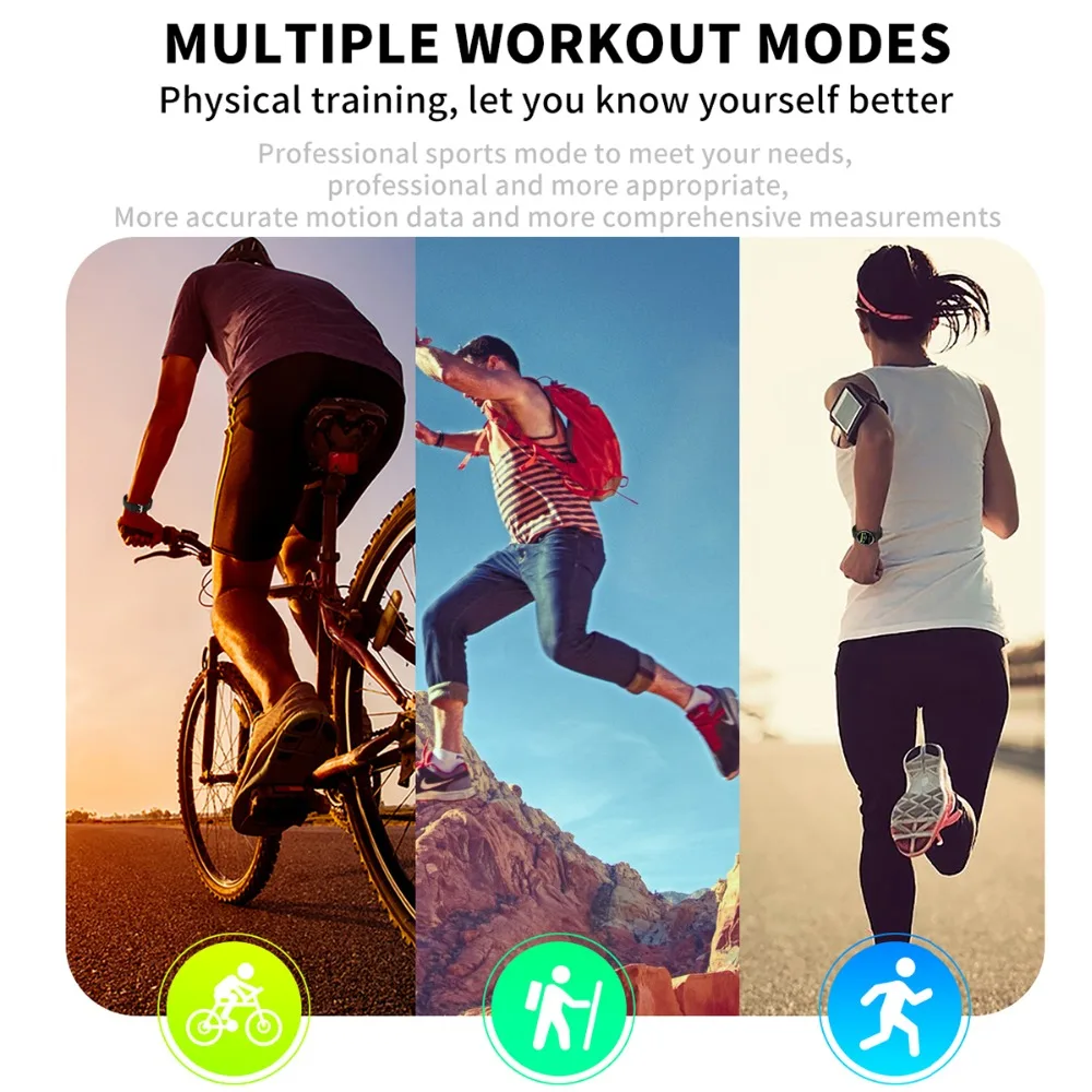 IP68 Waterproof T2 Smart Watch Heart Rate Activity Fitness Tracker Bracelet Bluetooth Men Smartwatch for Adults | Электроника