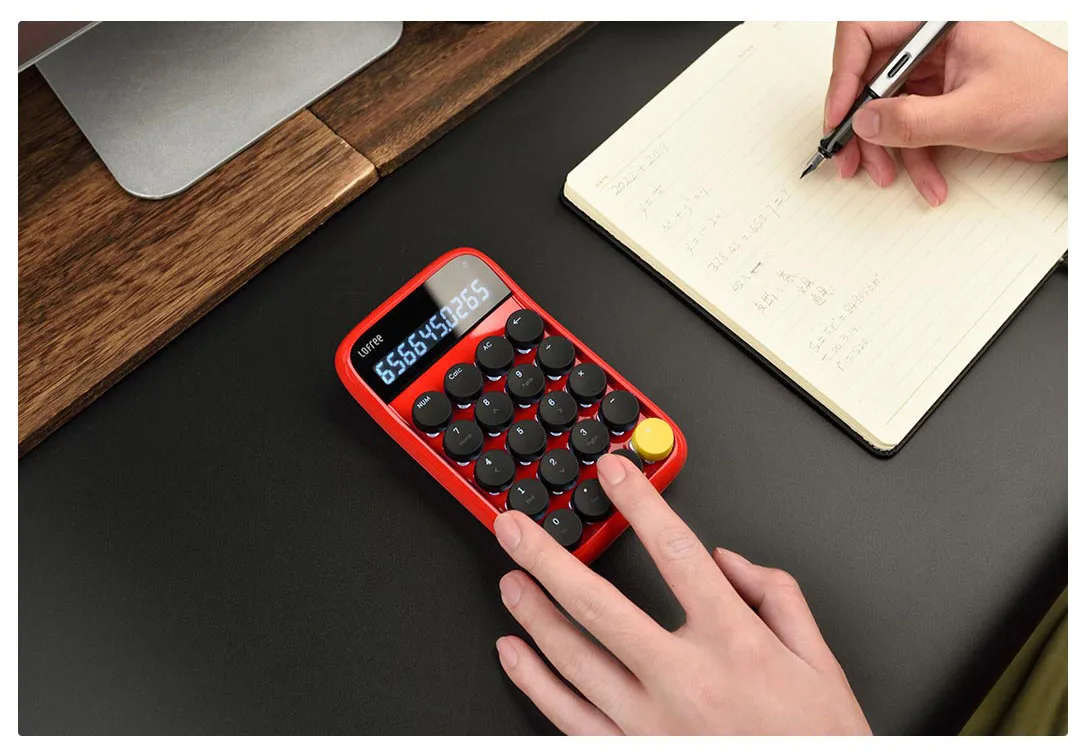 Xiaomi Lofree Bluetooth цифровая клавиатура многосистемная совместимая клавиатура с подсветкой Micro USB 800 мАч емкость смарт-калькулятор