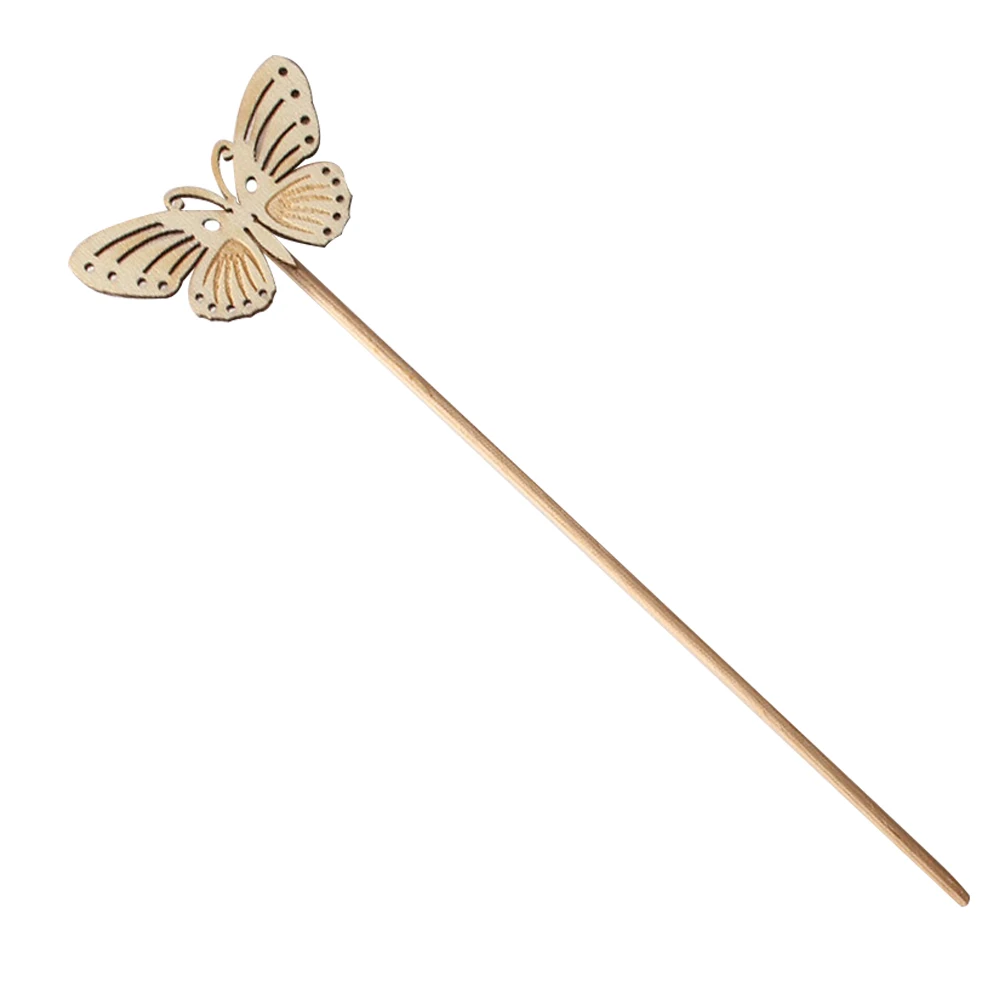 10 шт. деревянный диффузор для ванной комнаты палочки спальни в форме бабочки