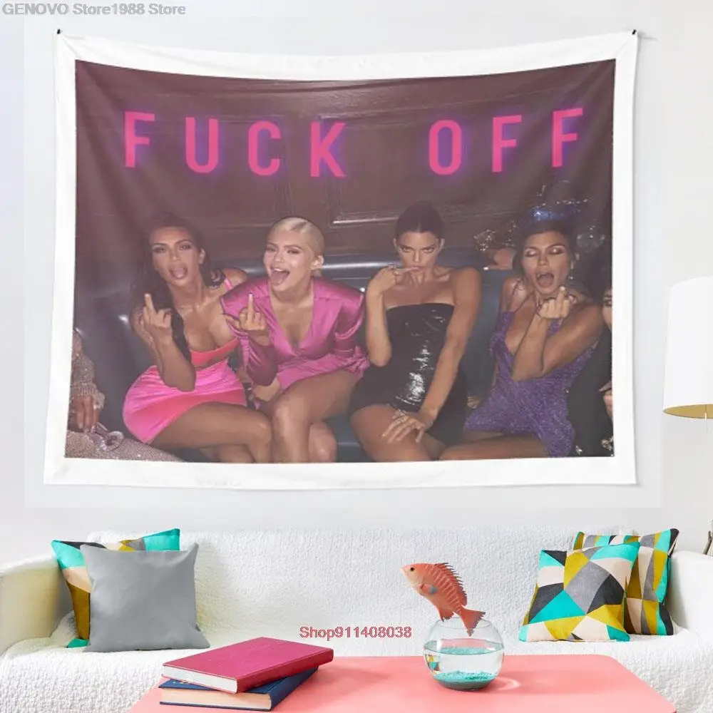 

Kardashians tapisserie Kunst Wand Hängen Wandteppiche für Wohnzimmer Decor