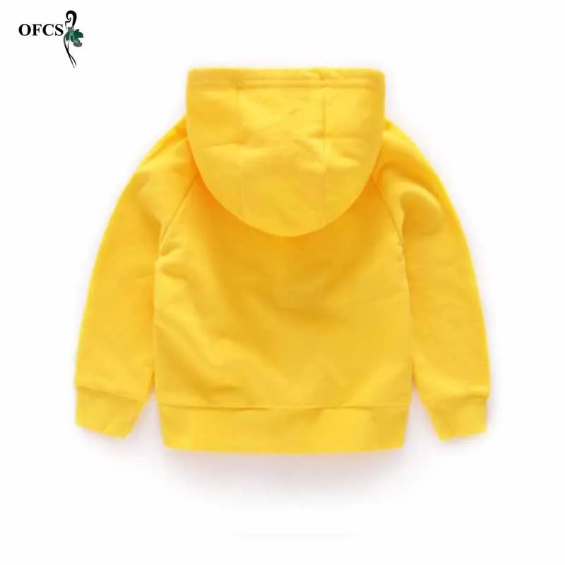 OFCS Brand Boys Girls Hoodies Clothes Children Winter Thick Sweatshirts Toddler Casual Long sleeve Fleece Kids Plus velvet Tops | Мать и