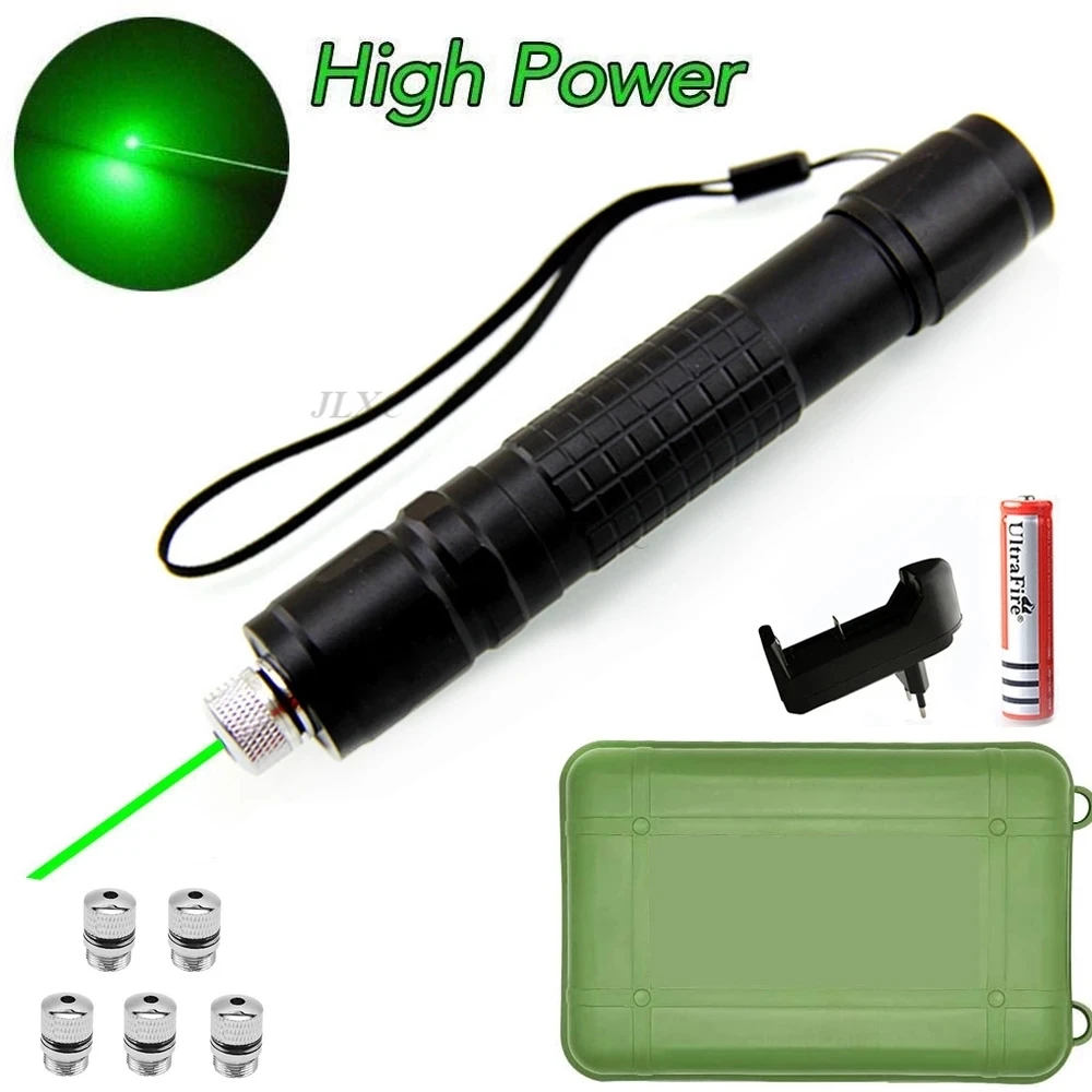 

Hight Powerful green Laser Pointer 10000m 5mw BLack Yellow Silver Laser 018 Sight Focus Adjustable Burning Lazer torch Pen