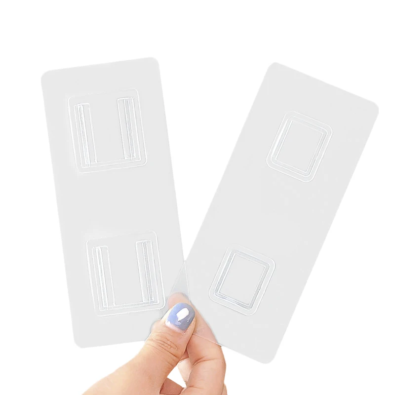 

Double Sided Adhesive Wall Hooks Wall Hanger Transparent Suction Cup Sucker Hook Double-Sided Adhesive Wall Hooks Kitchen Tools