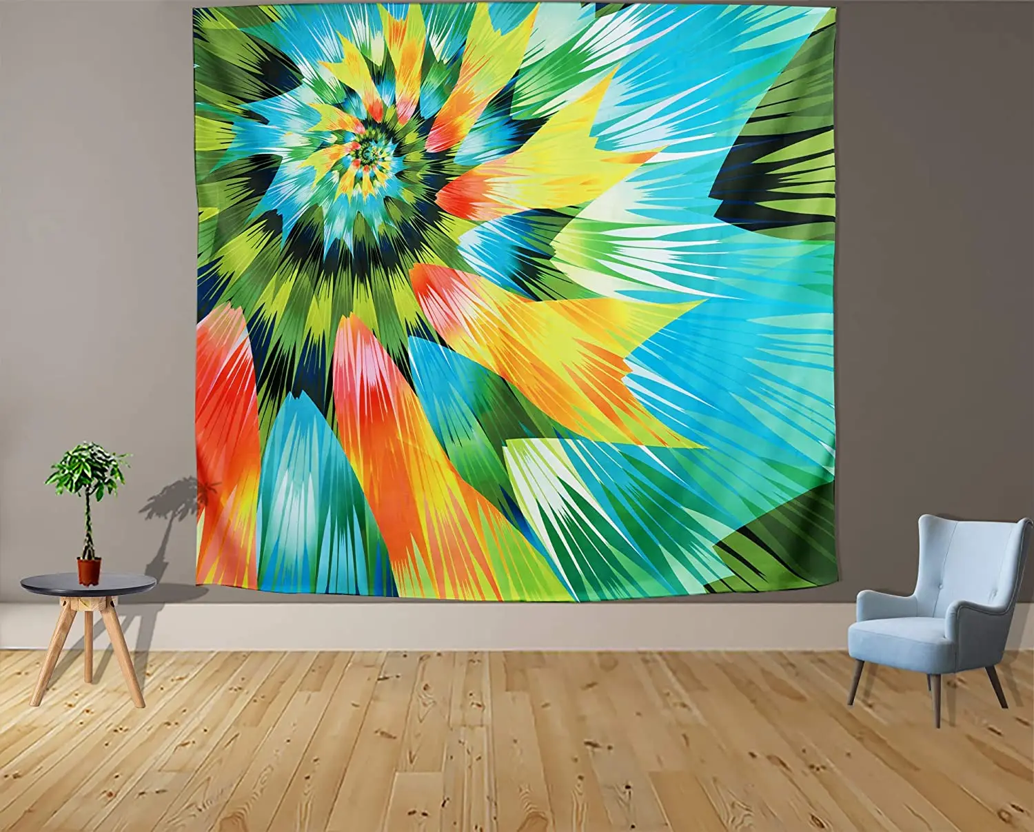 

Настенная Подвеска для спальни, хиппи, психоделический эстетический гобелен, красочный настенный Декор, украшение для гостиной, фон для спа...